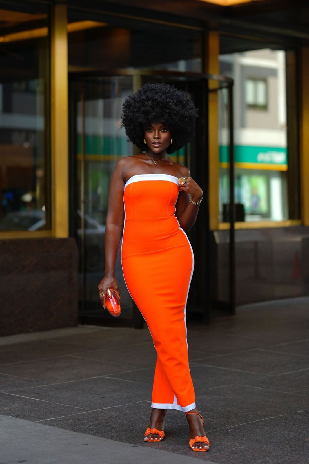 Vestido maxi bandage