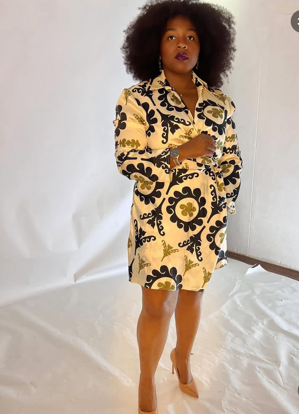 Vestido estilo camisa