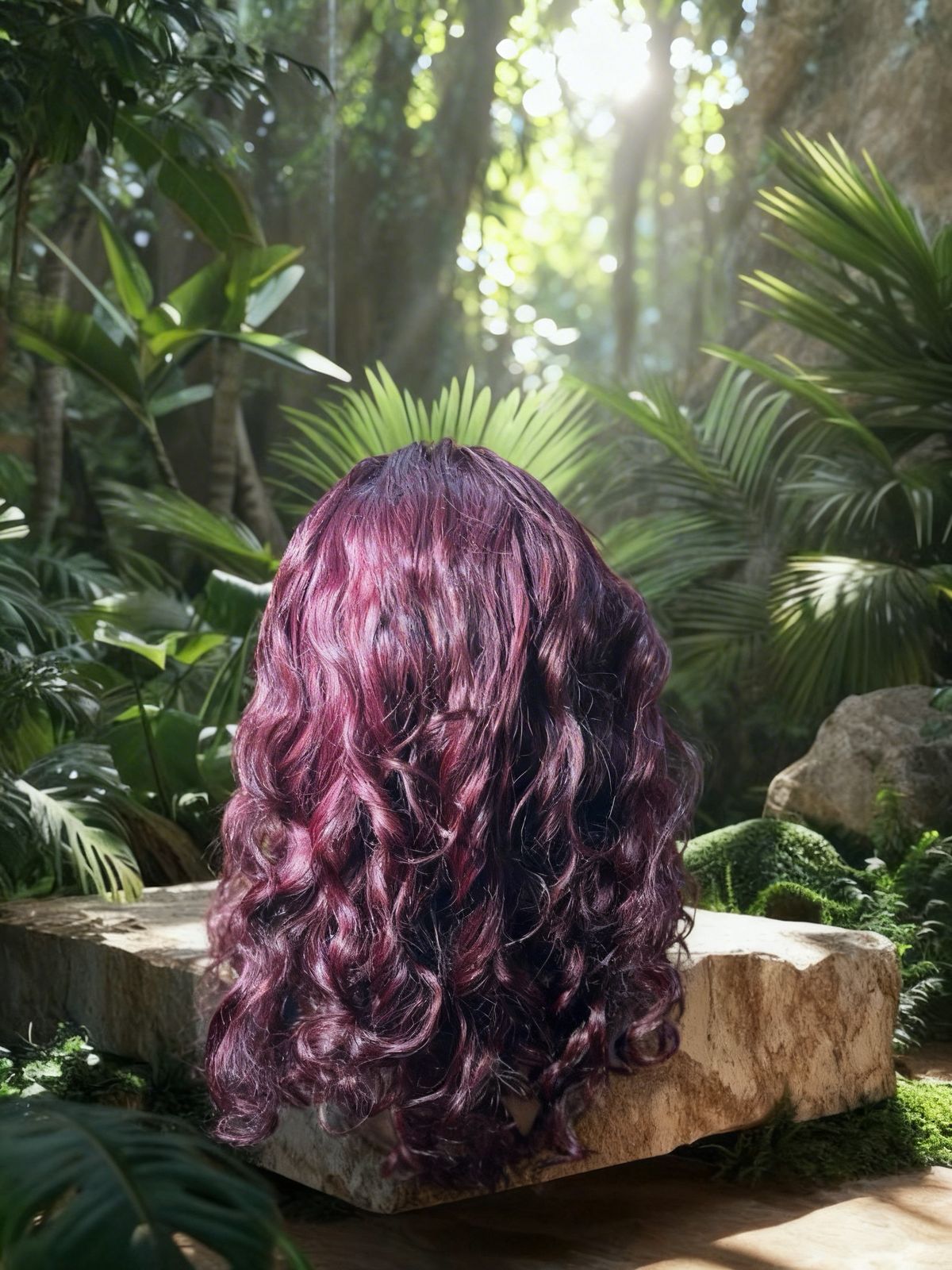 Lace frontal de cabelo