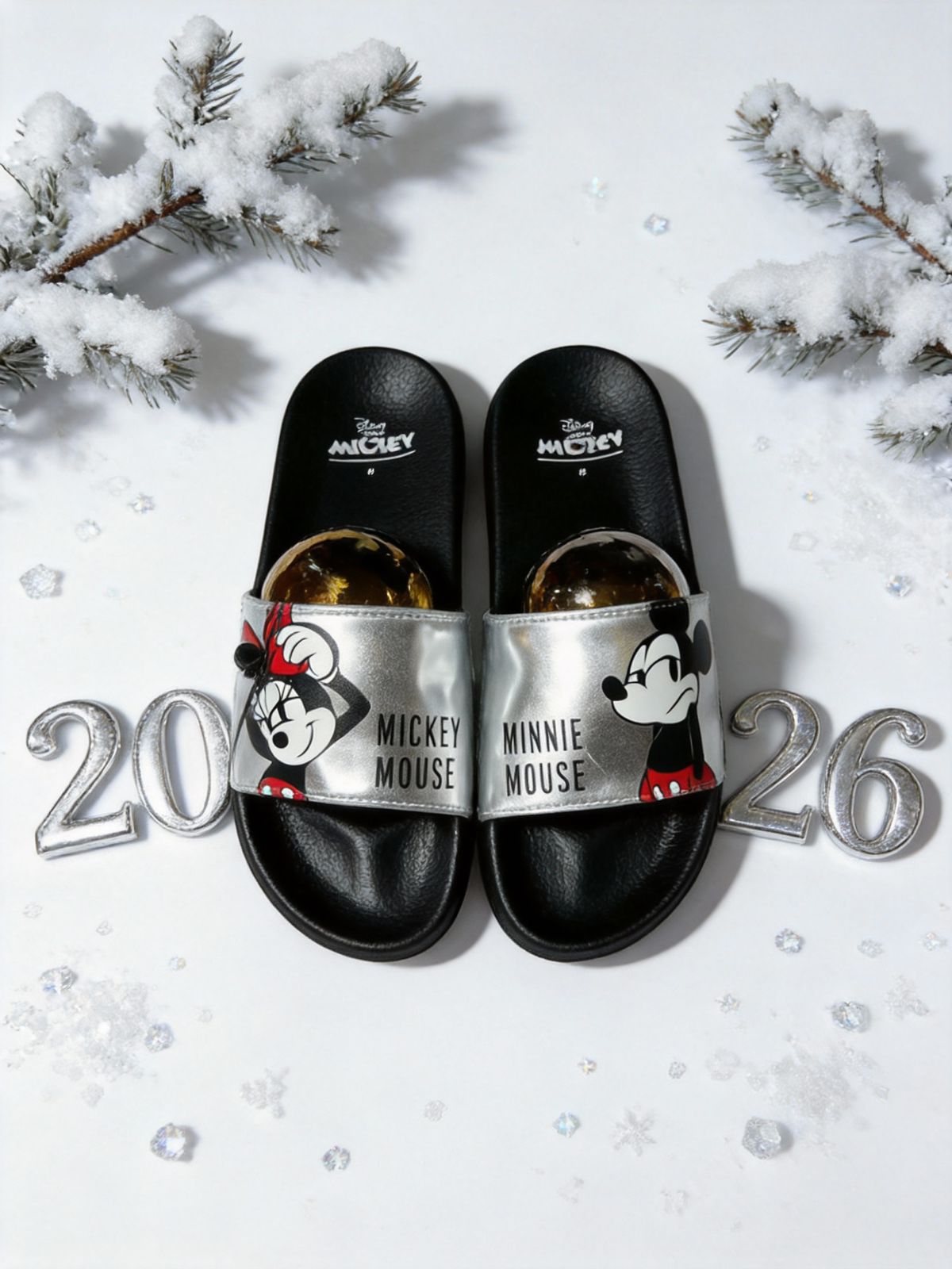 Chinelo slide Lefties x Disney