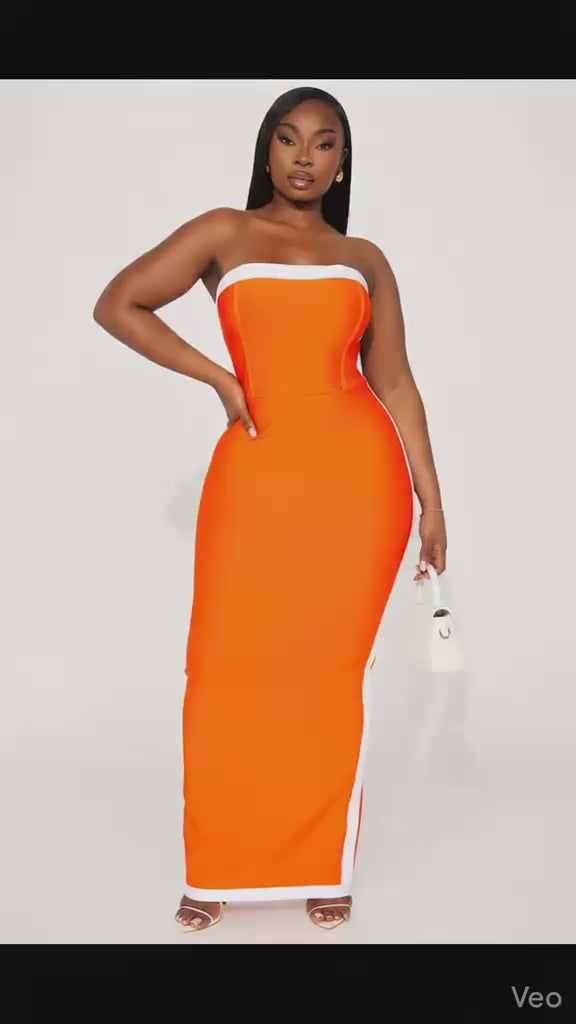 Vestido maxi bandage